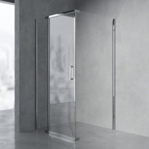 Душевой уголок AVS Фаворит 100x90 профиль хром, стекло прозрачное