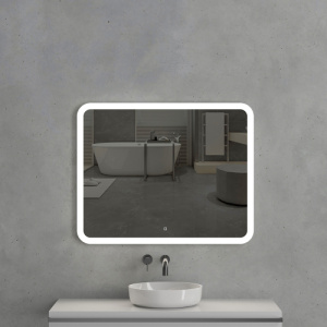 Зеркало с подсветкой AVS Байкал 100х80 см