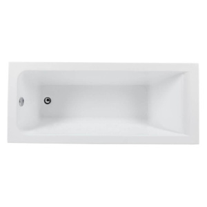 Акриловая ванна Aquanet Bright 165x70 белая, c каркасом и экраном